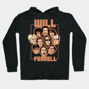 will ferrell many face Hoodie